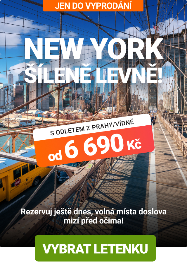 Akční letenky do New Yorku