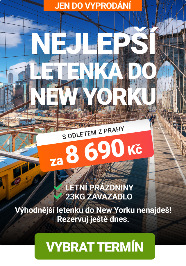 Akční letenky do New Yorku