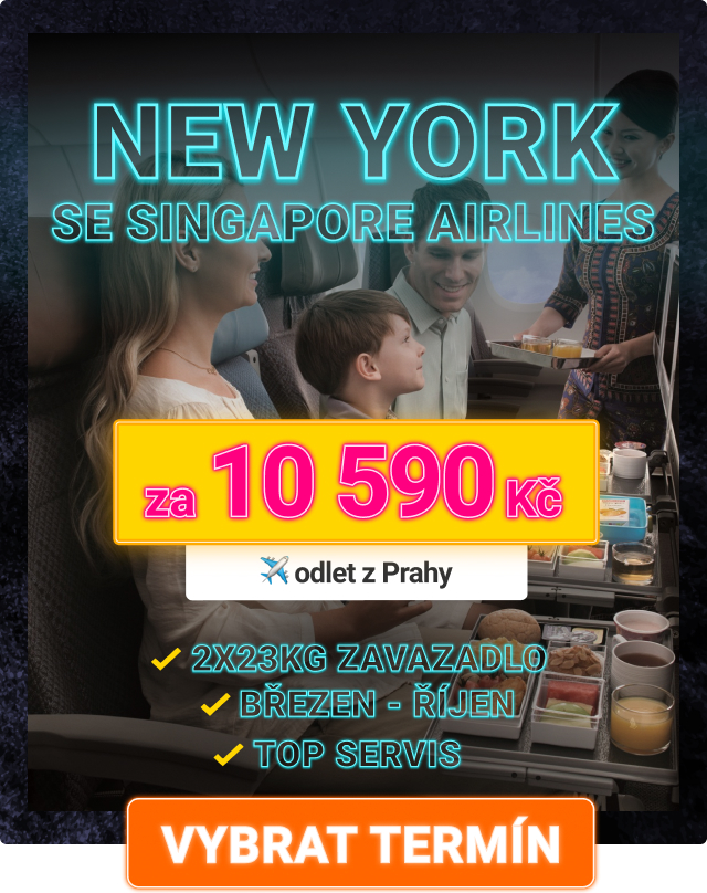 Akční letenky do New Yorku