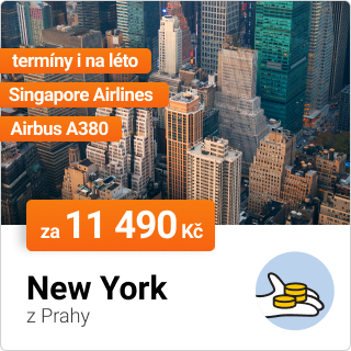 Akční letenky do New Yorku