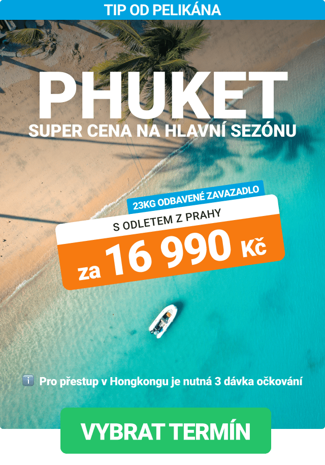 Akční letenky na Phuket v hlavní sezóně