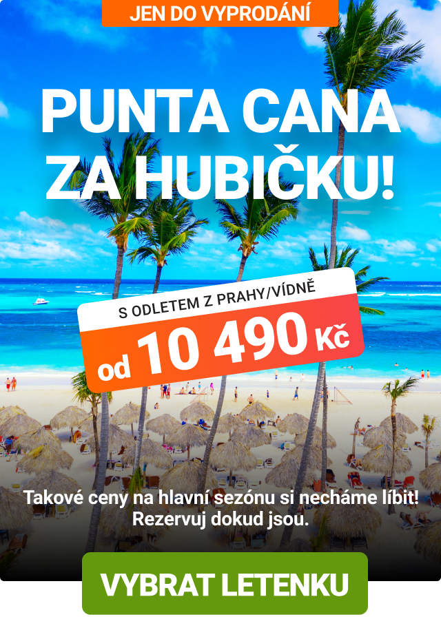 Akční letenky do Punta Cany