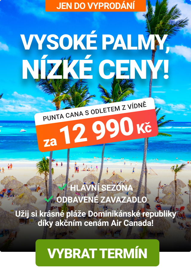 Akční letenky do Punta Cany