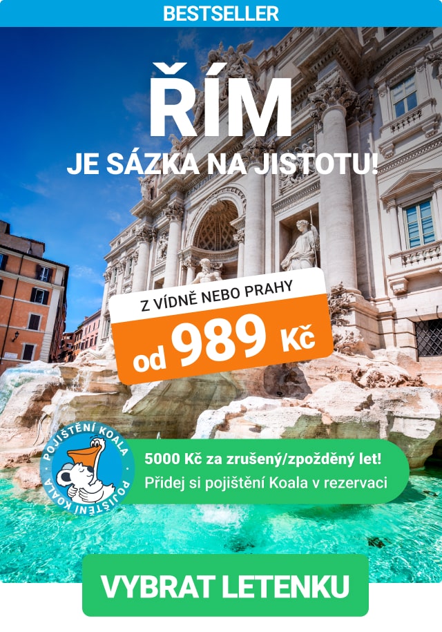 Akční letenky do Říma