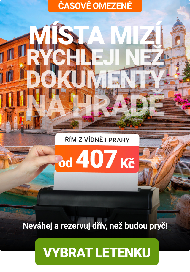 Akční letenky do Říma