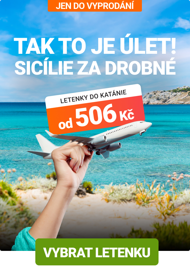 Akční letenky na Sicílii