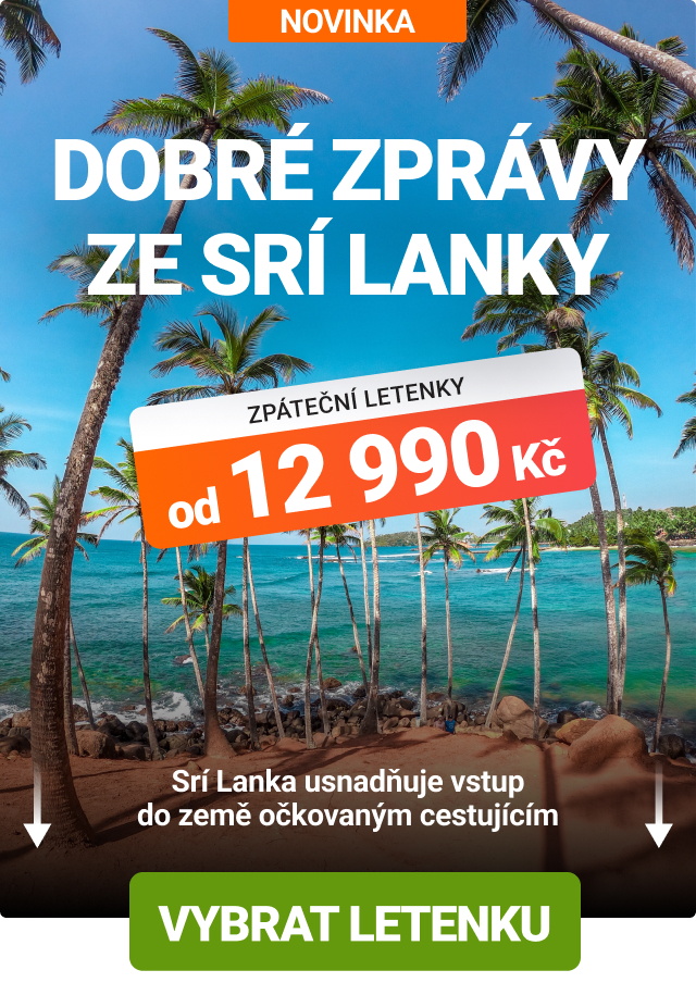 Akční letenky na Srí Lanku