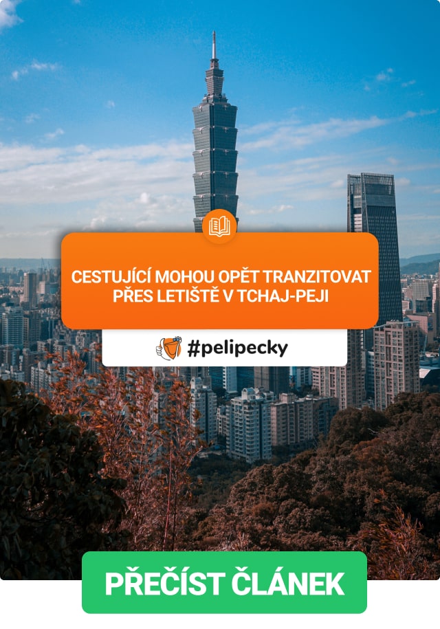 Tranzit přes Tchaj-pej povolen