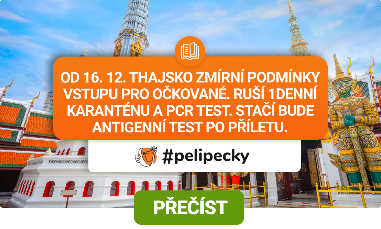 Thajsko je otevřeno očkovaným bez karantény