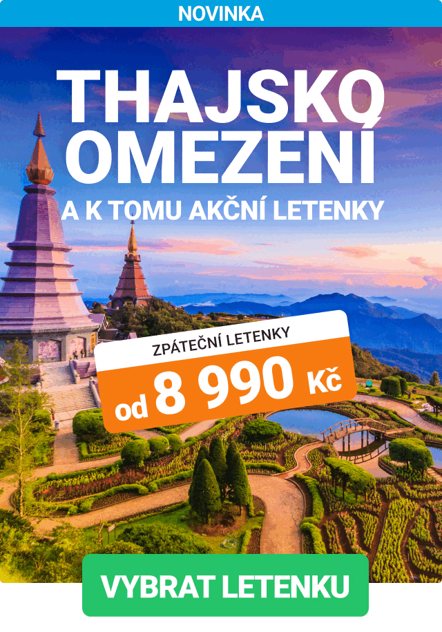 Akční letenky do Thajska