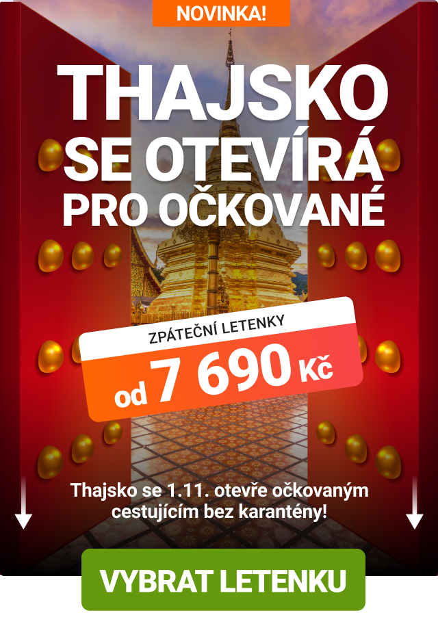 Akční letenky do Thajska