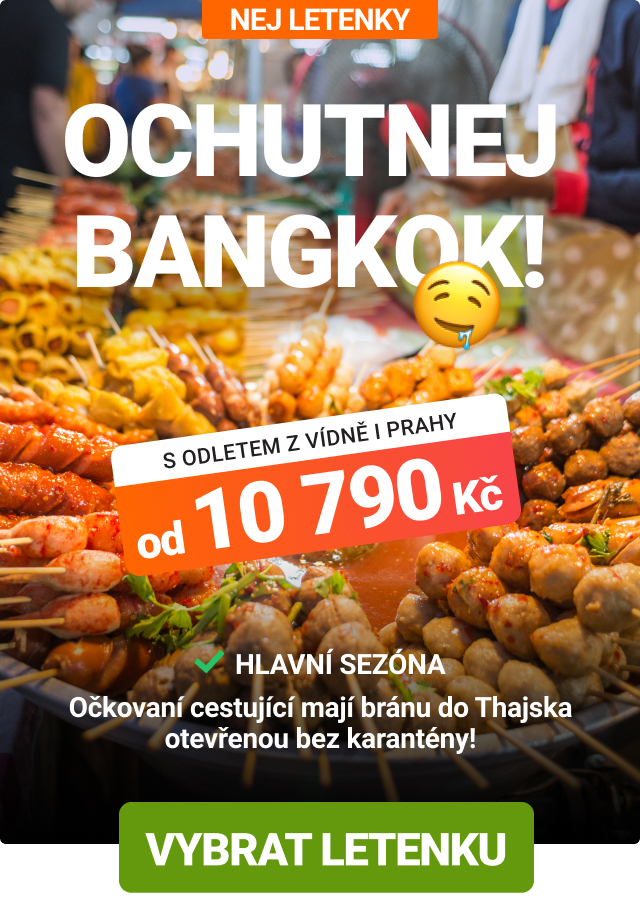 Akční letenky do Bangkoku