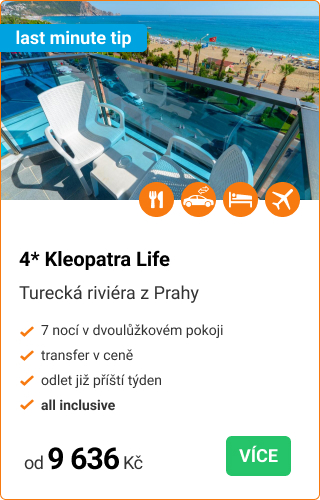 Last minute dovolená v Turecku