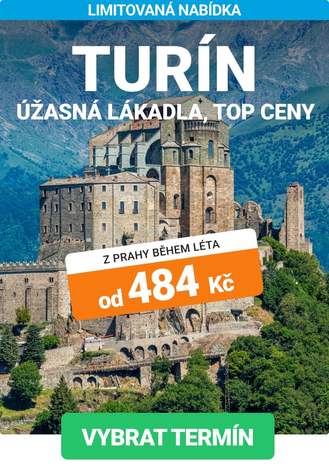 Akční letenky z Prahy do Turína