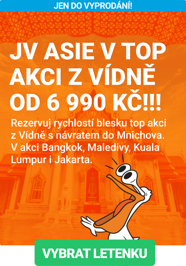 Výprodej letenek do jihovýchodní Asie