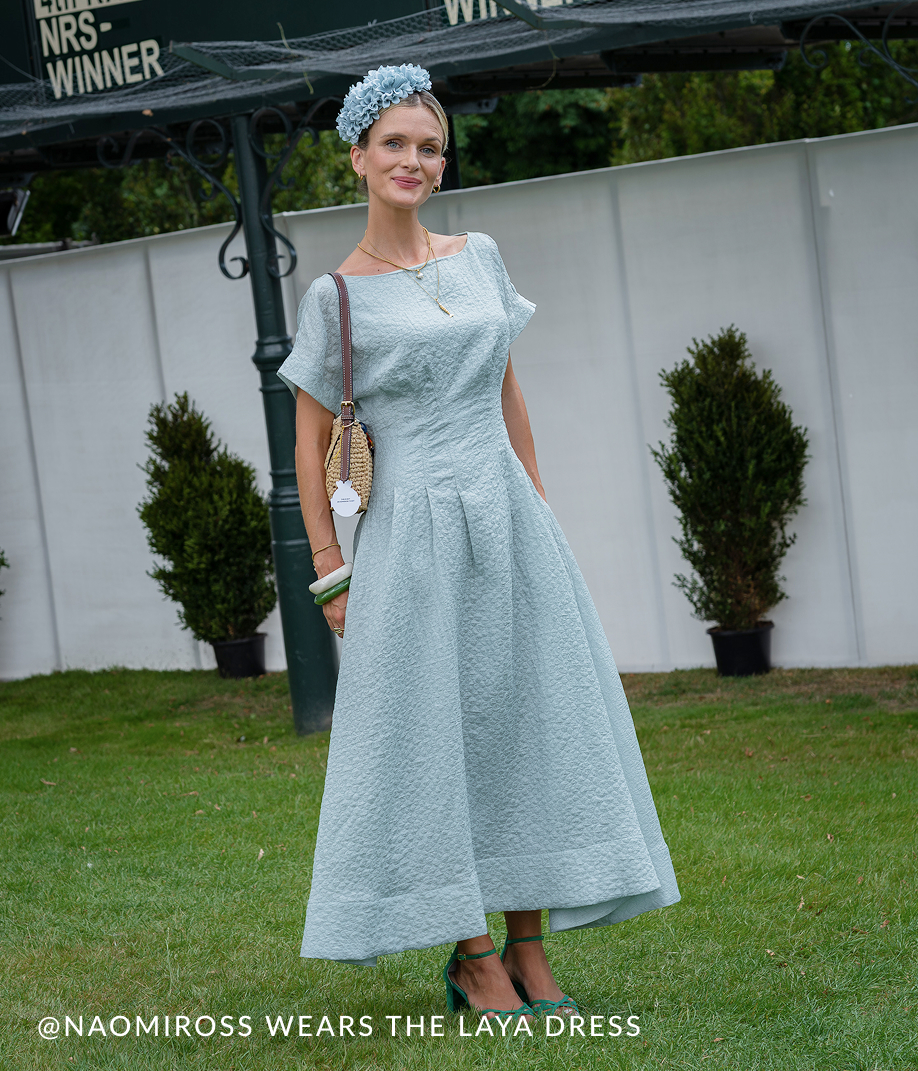 Laya Textured Midi Dress