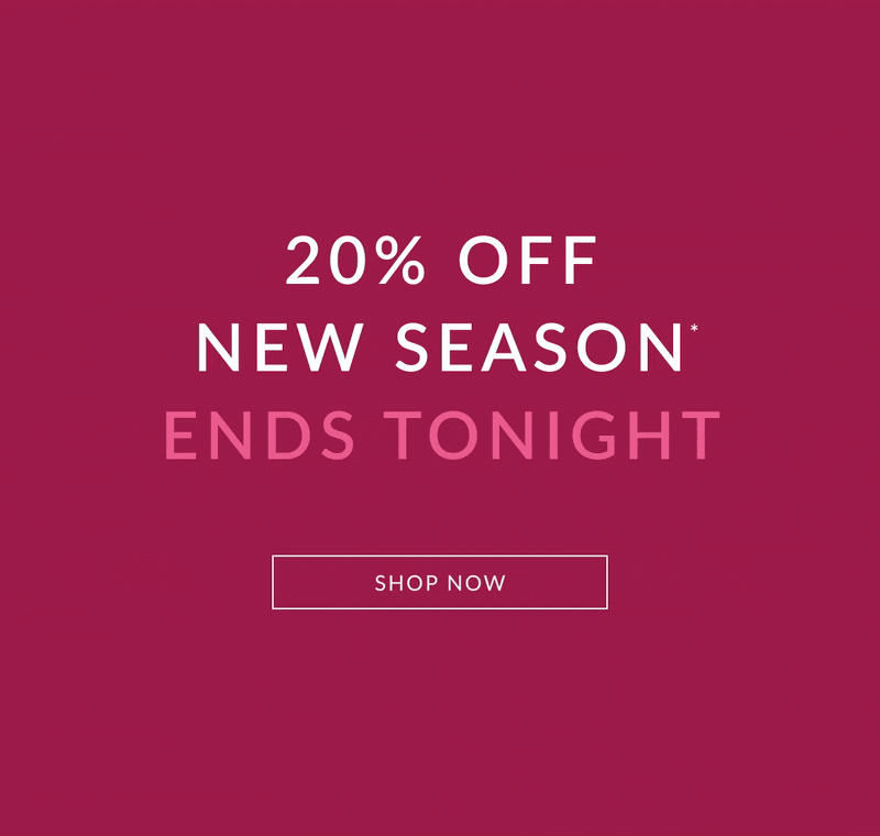20% OFF NEW SEASON