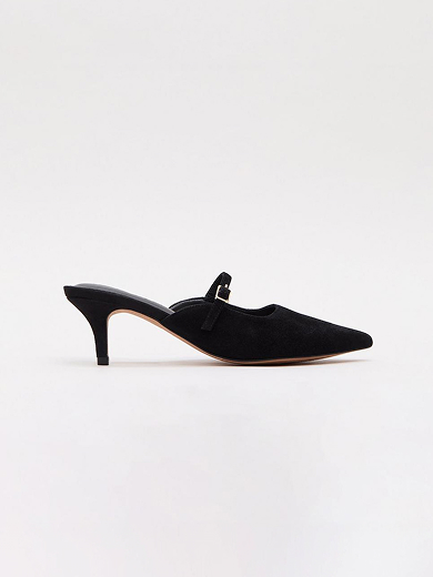 Suede Mary Jane Mules