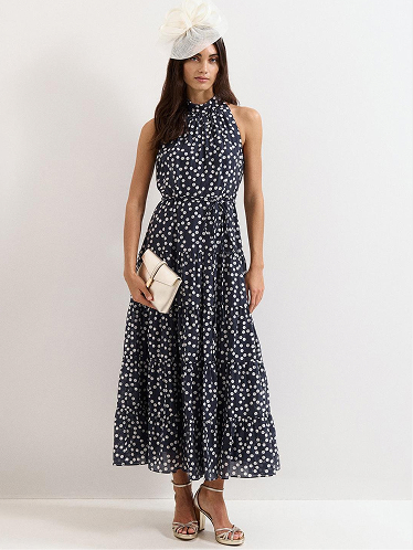 Nita Navy Spot Maxi