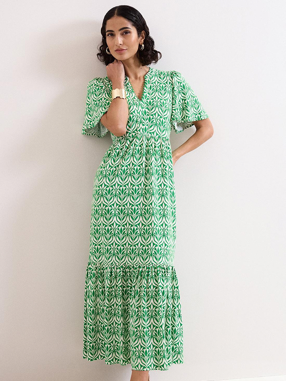 Shakira Printed Maxi Dress