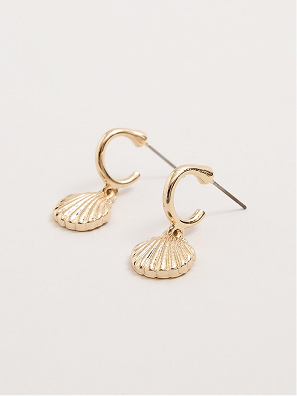 Shell Hoop Earrings