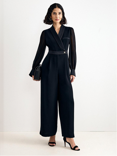 Veronica Long Sleeve Blazer Jumpsuit