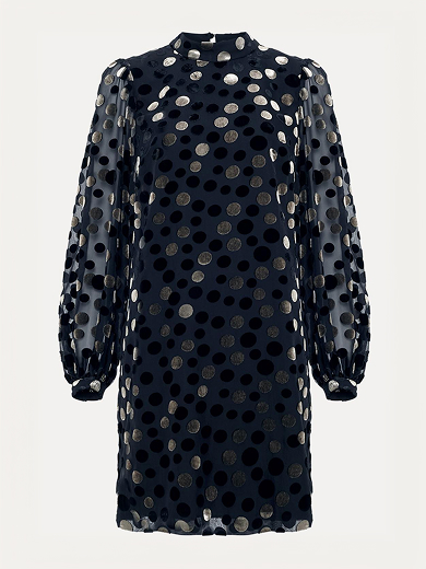 Cordelia velvet mini dress
