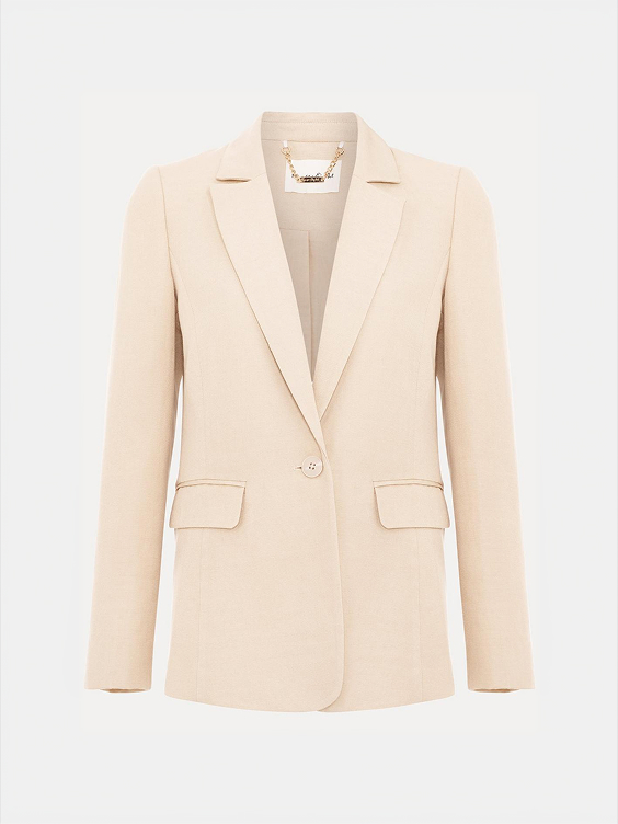 Elena Linen Blazer