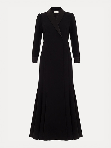Victoria Long Sleeved Maxi Blazer Dress