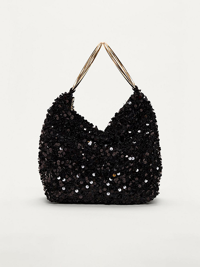 Sequin embellishment bag