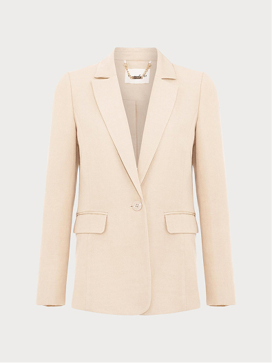 Elena Linen Blend Blazer