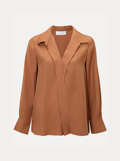 Rihannon Wrap Long Sleeve Shirt
