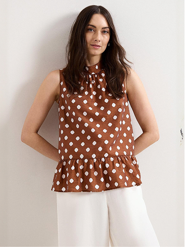 Indie Polka Dot Blouse