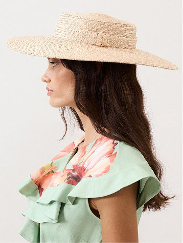 Straw Boater Fascinator