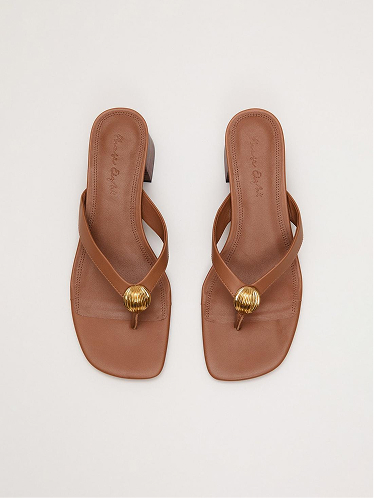 Metal Trim Sandals