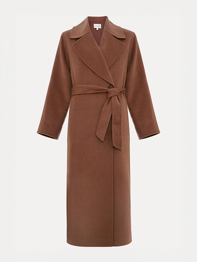Darcy Revere Collar Belted Coat