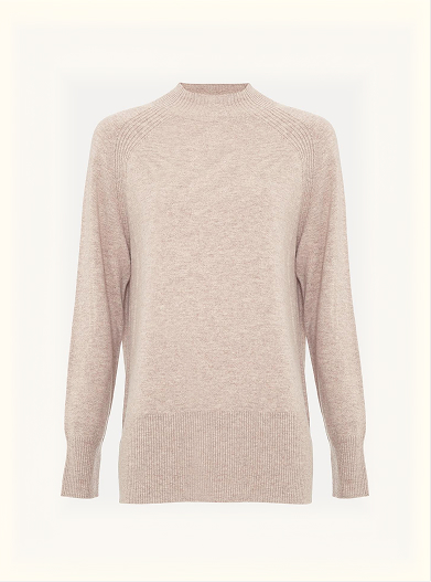 Ashleigh Ribbed Cashmere Blend Jumper