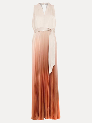 Sloane Ombre Pleated Midaxi Dress