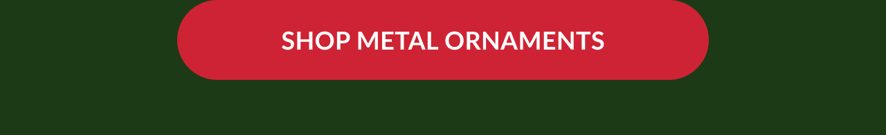 Shop Metal Ornaments banner inviting shoppers to explore Lovepop holiday metal ornament cards