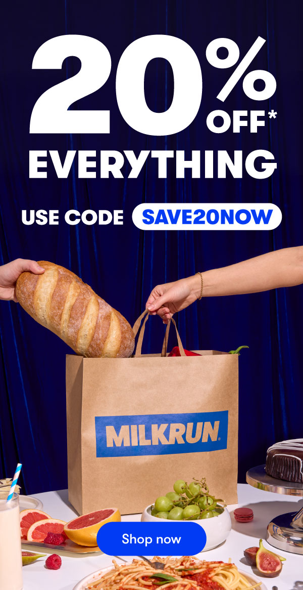 20% OFF EVERYTHING