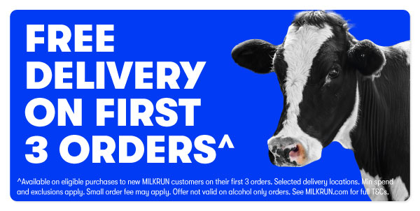 Free delivery on your first 3 orders