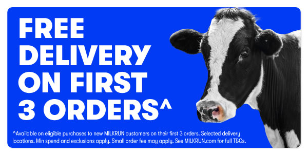 Free delivery on your first 3 orders!