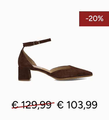Bruine Notre-V pumps