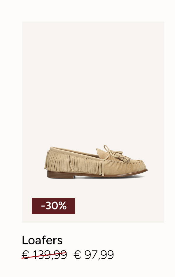 beige notre-v loafers