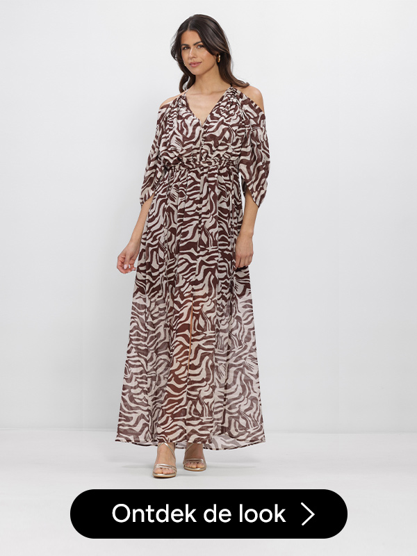 multi dante6 maxi jurk rosafiere