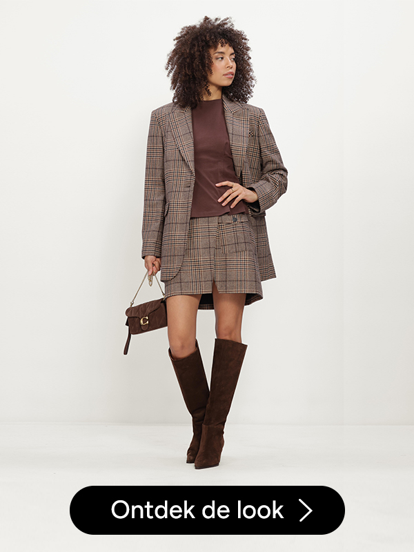 Dames bruine blazer Janice