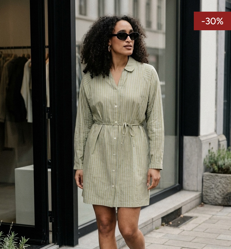 Groene Modstrom mini kleed