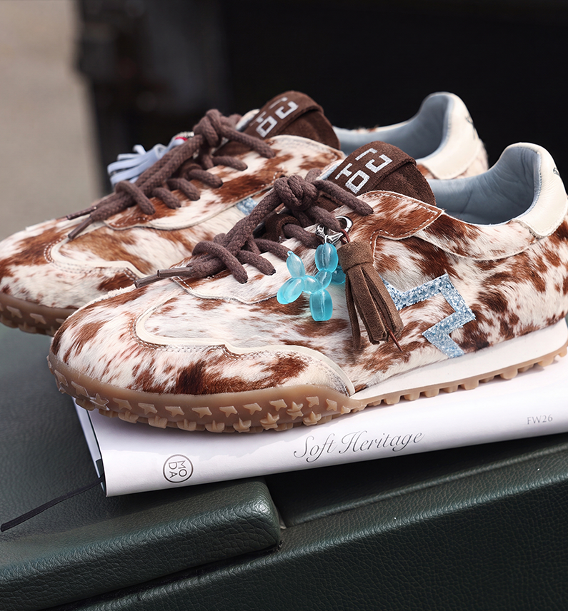 Witte New Balance lage sneakers
