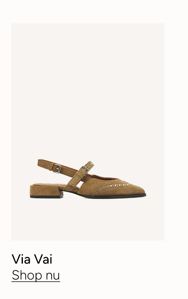 Bruine Via Vai slingbacks