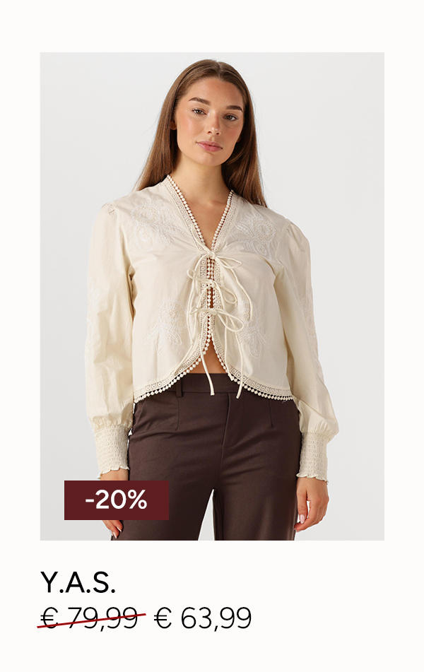 Creme YAS blouse